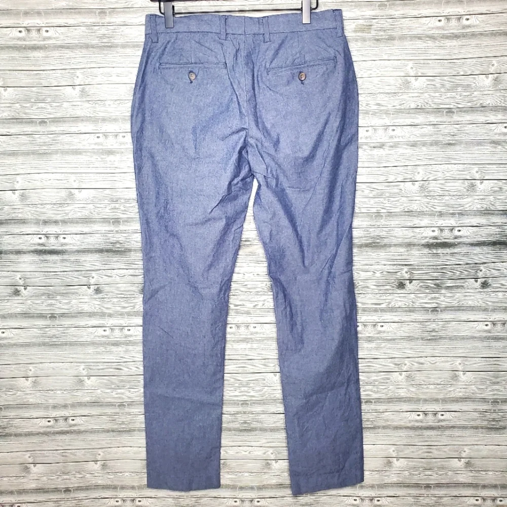 Old Navy Men's Signature Slim Chambray Pants Size 30